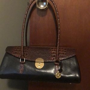 Brahmin Tuscan collection lock and key handbag